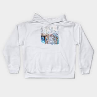 Winter in the Park Kids Hoodie